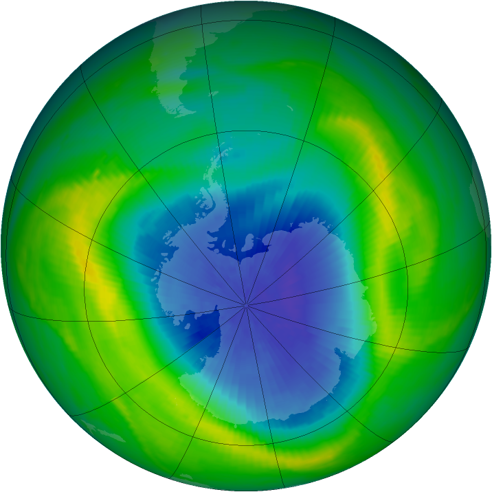 Ozone Map 1983-10-25